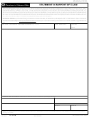 Va Form 21-4138 - Statement In Support Of Claim