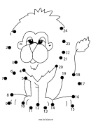 Lion Dot-to-dot Sheet