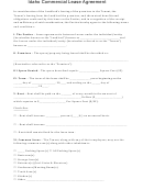 Idaho Commercial Lease Agreement Template