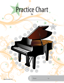 Music Practice Chart Printable pdf