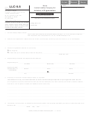 Form Llc-5.5 - Articles Of Organization - 2012