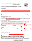Minnesota Limited Liability Company Articles Of Organization