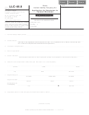 Fillable Form Llc-45.5 - Application For Admission To Transact Business - 2012 Printable pdf