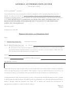 General Authorization Letter