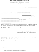 Application For Admission To Practice Form
