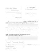 Affidavit Of Plaintiff