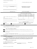 Temporary Restraining Order Printable pdf