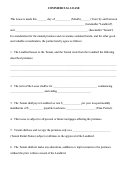 Commercial Lease Printable pdf