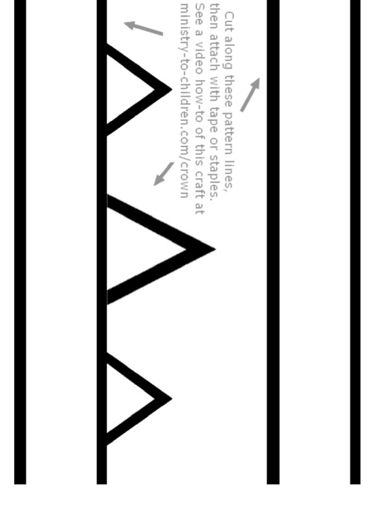 Paper Crown Template Printable pdf