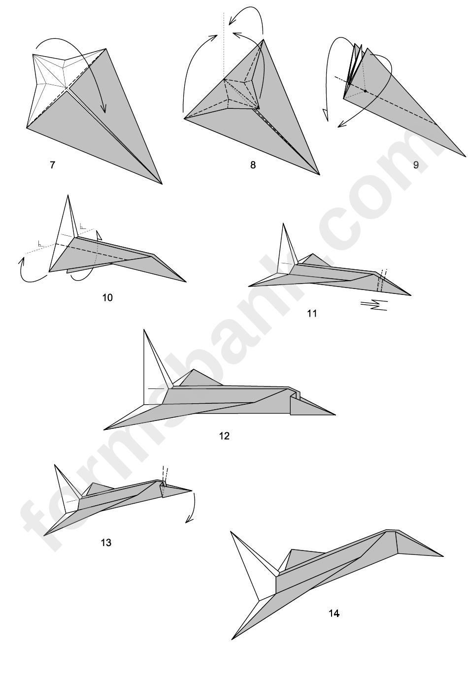 Concorde Paper Airplane Instructions