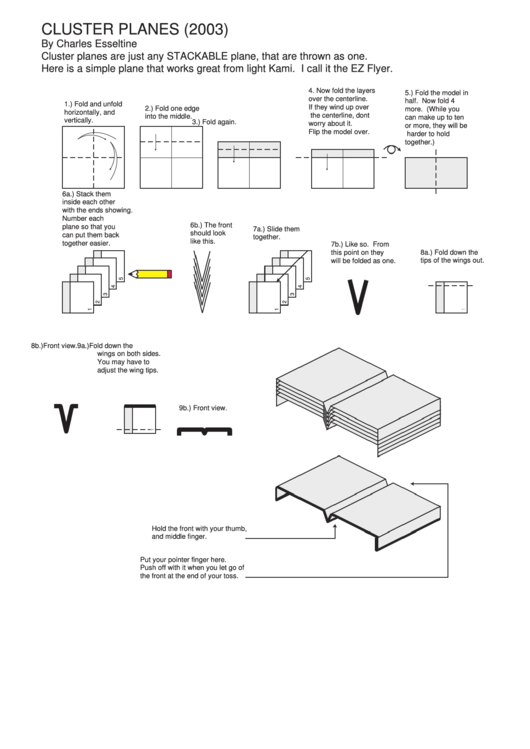 Cluster Plane Printable pdf