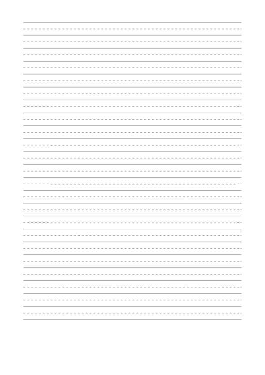 Lined Paper For Handwriting Practice Printable pdf