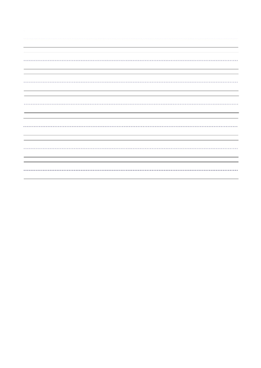 Handwriting Paper - Large Lines (Landscape) Printable pdf