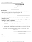 Form Cv-437 - Wireless Telephone Service Transfer Order In Injunction Case
