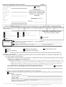 Form Cv-405 - Petition For Temporary Restraining Order And/or Petition And Motion For Injunction Hearing