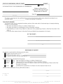 Form Cv-434 - Order To Sheriff For Firearms Record Check/response Of Sheriff