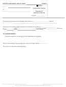 Form Cv-505 - Publication Notice - Harassment Injunction Hearing