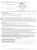 Form Cv-449 - Notice And Order For Injunction Hearing When Temporary Restraining Order Is Not Issued
