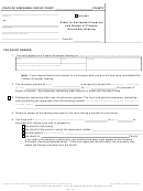 Form Cv-803 - Order To Surrender Firearms And Notice Of Firearm Surrender Hearing