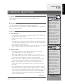 Looking For Square Roots Worksheet Printable pdf