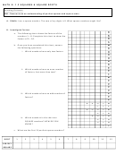 Squares And Square Roots Worksheet