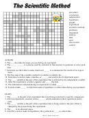 Scientific Method Crossword