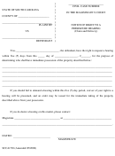 Notice Of Right To A Pre-seizure Hearing