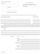 Petition For Allowance Of Claim Printable pdf