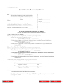 Form B21 - Statement Of Social Security Number