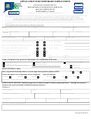 Application For Temporary Employment