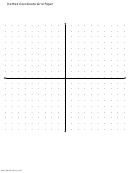 Dotted Coordinate Grid Paper