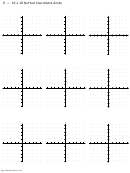10 X 10 Dotted Coordinate Grids
