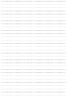 Lined Paper - Dotted, Black On White