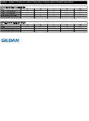 92500 - Gildan Premium Cotton Ring Spun Fleece Adult Hooded Sweatshirt Size Chart