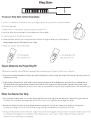 Ring Sizer Template