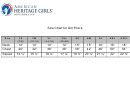 American Heritage Girls Size Chart For Girl Polo