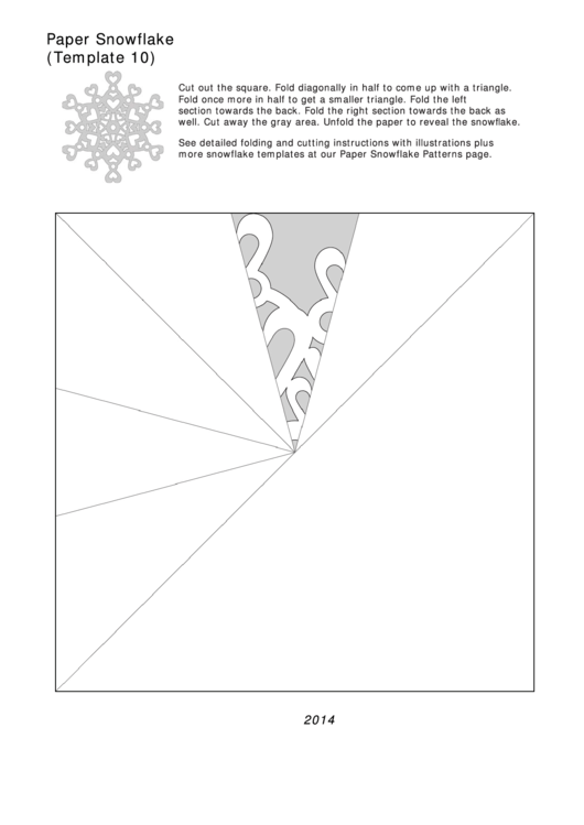 Paper Snowflakes Printable pdf