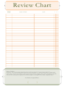 Book Review Chart Template