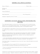 Assembly Hall Rental Contract Printable pdf