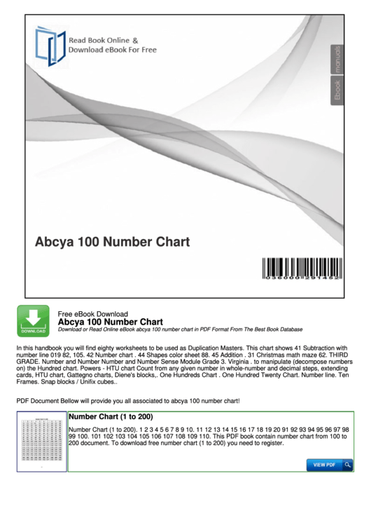 Abcya 100 Number Chart Printable pdf