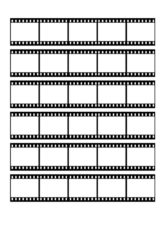 Film Strip Template Printable pdf