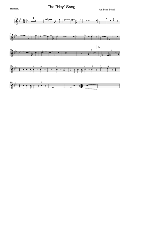 The "Hey" Song Printable pdf