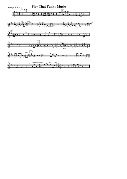 Play That Funky Music Printable pdf