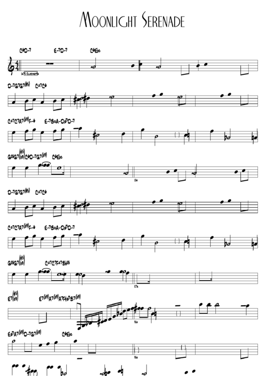 Moonlight Serenade Printable pdf