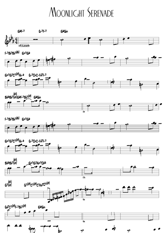 Moonlight Serenade Printable pdf