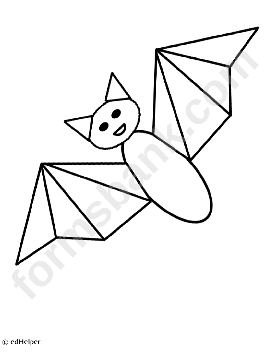 Halloween Coloring Book - Drawings Using Shapes