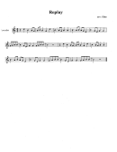 Replay (arr. Cline) Recorder Sheet Music