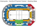 Stampede - Sanford Premier Center - Seating Map