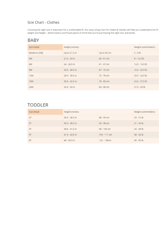 Stride Rite Size Chart Printable pdf