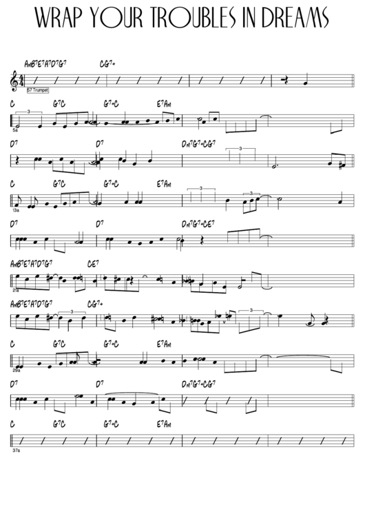 Wrap Your Troubles In Dreams Sheet Music Printable pdf